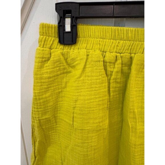 NWT Meet Me In Santorini Lime Green Shirt and Short 2 piece Set Womens Size XL - Picture 4 of 13